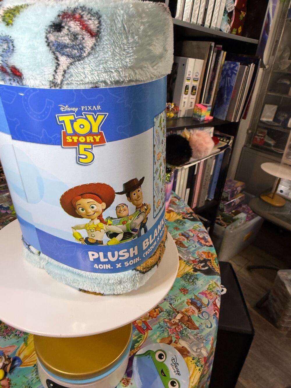 NWT Disney Pixar Toy Story 5 Plush Blanket 40 In X 50 In